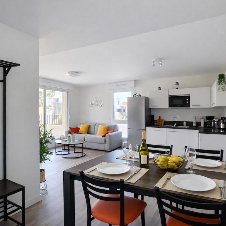 T3 neuf - Grande terrasse - Clim - Parking - Apartamento de 2 dormitorios - 2