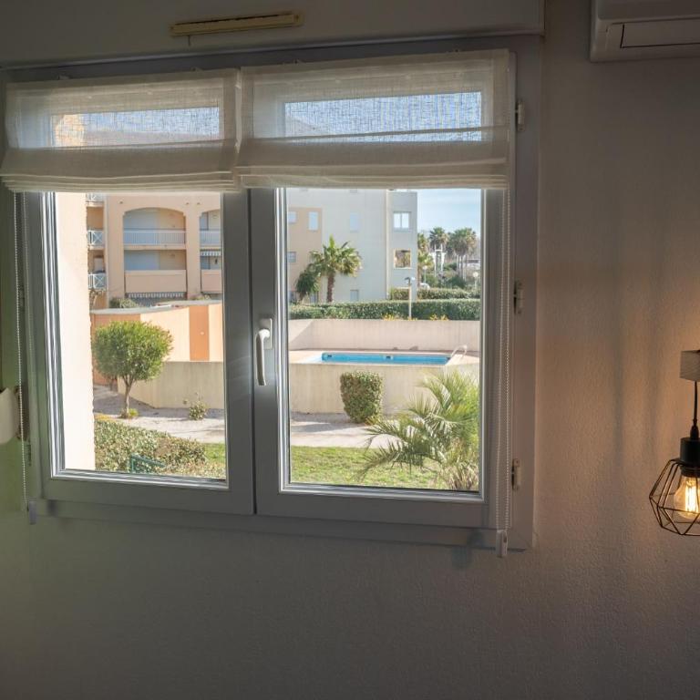 Riboleys - T3 climatisé avec piscine face à la mer - Appartement - 6