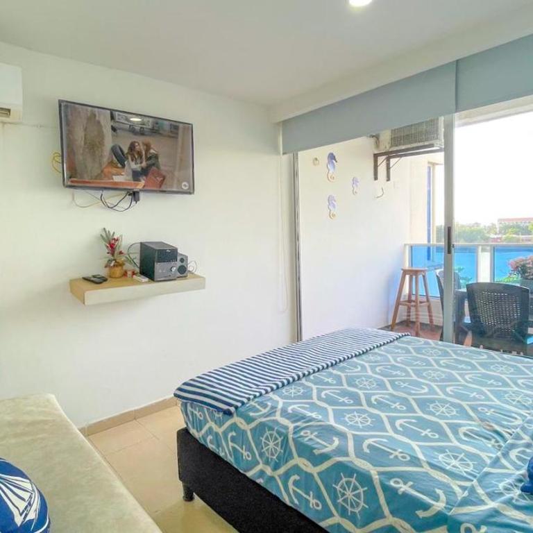 Apartaestudio en el laguito a pasos de la playa - Two-Bedroom Apartment - 13