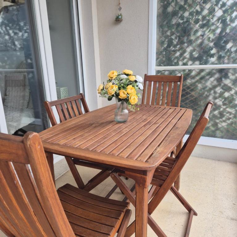 FRGK Fauvettes 1BDR Terrace, Parking, AC & Ultra-Fast Wi-Fi - Apartment mit 1 Schlafzimmer, Meerblick und Terrasse - 13
