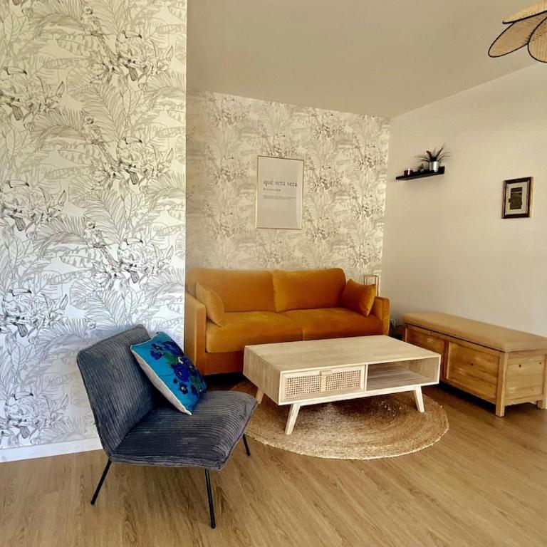 Appartement Vue Château - parking privé - 80m2 - Vaugueux Caen - Appartement 2 Chambres - 12