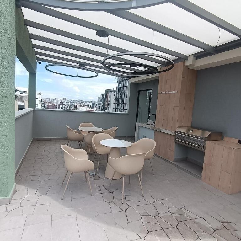 Lindo Estudio a Estrenar Adagio la Carolina Piscina-Spa - Two-Bedroom Apartment - 10