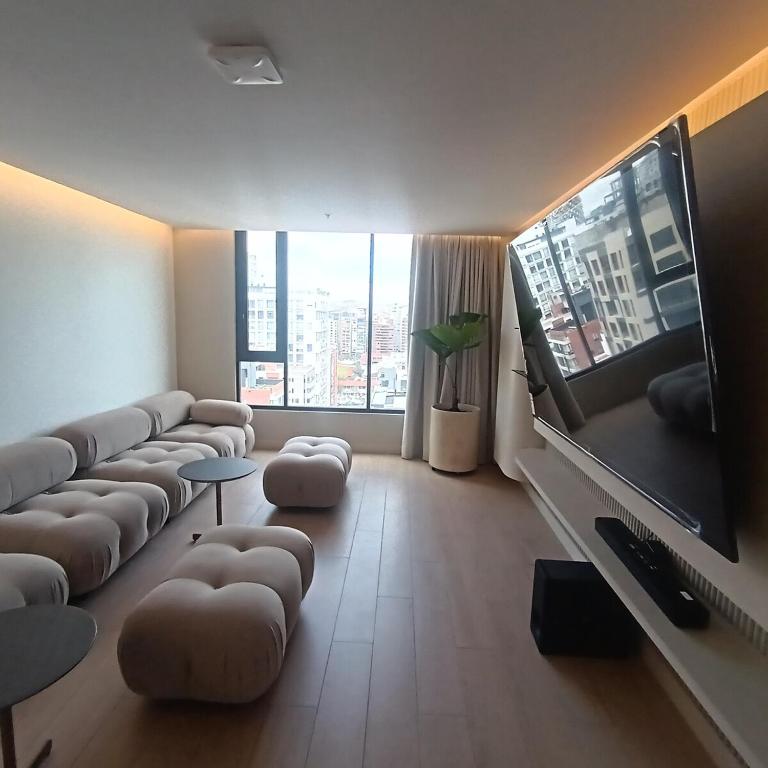 Lindo Estudio a Estrenar Adagio la Carolina Piscina-Spa - Two-Bedroom Apartment - 20