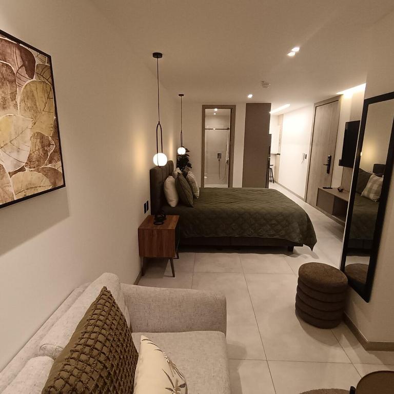 Lindo Estudio a Estrenar Adagio la Carolina Piscina-Spa - Two-Bedroom Apartment - 37