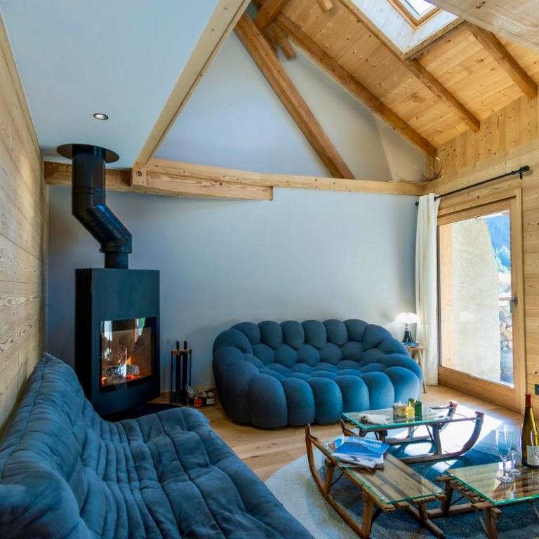 Chalet Louis & Rosalie au cœur des Alpes-nature-ski-rando-montagnes-authenticité-confort 4 étoiles - Chalet mit 1 Schlafzimmer - 32