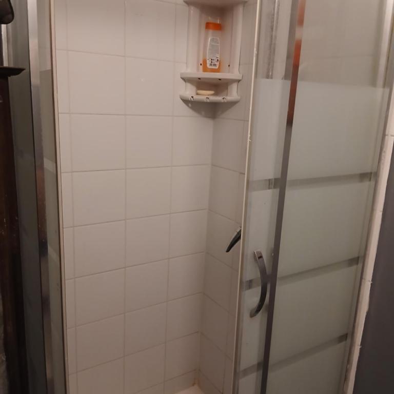 Guest house 40 m2 pour 1,2,3 personnes-Rez de Chaussée sur Rue et Patio-Séjour,Cuisine,SDB,Chambre avec Lit double-2 canapés lit japonais et matelas gonflable-Entrée côté Rue Berzélius-4 m du Métro Brochant lig13- Bus 31,54,74 ers sites touristiques - Appartement 1 Chambre - 24