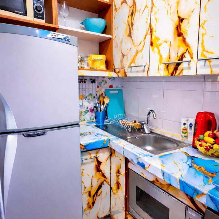 Estiloso 2BR Metro Santa Ana WIFI self-check in - Two-Bedroom Apartment - 10