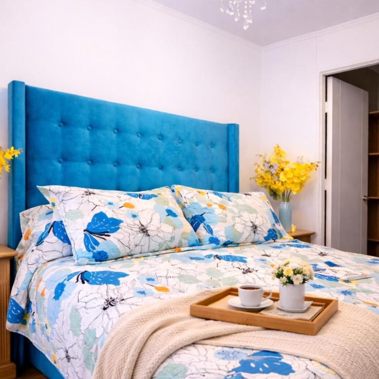 Estiloso 2BR Metro Santa Ana WIFI self-check in - Two-Bedroom Apartment - 1