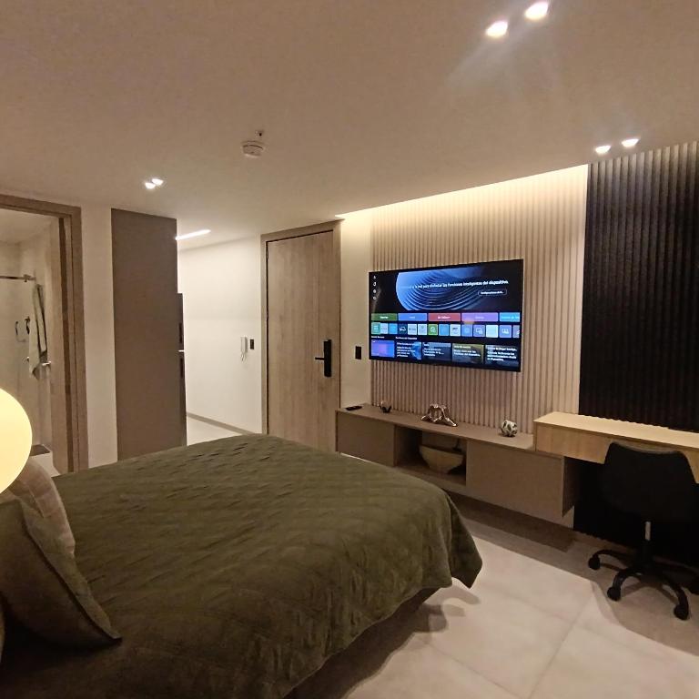 Lindo Estudio a Estrenar Adagio la Carolina Piscina-Spa - Two-Bedroom Apartment - 1