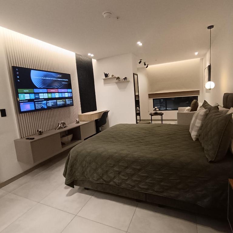 Lindo Estudio a Estrenar Adagio la Carolina Piscina-Spa - Two-Bedroom Apartment - 44