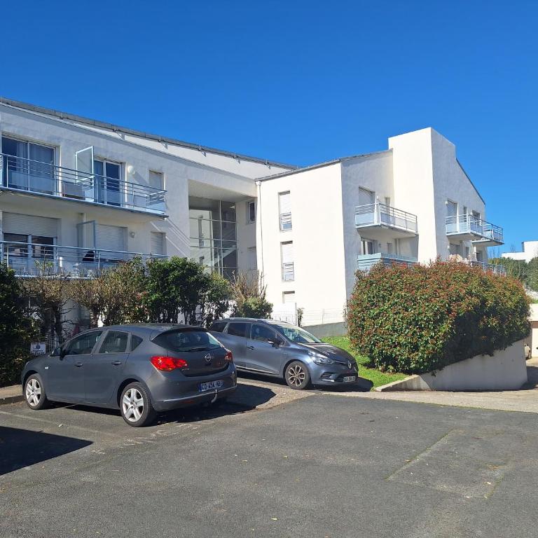 studio lumineux proche de la mer avec parking couvert privatif - Studio avec Balcon - 8