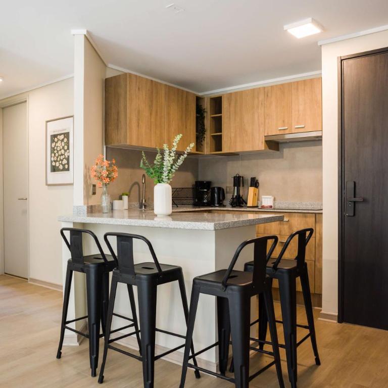 Stylish 2BR in Santiago with Balcony 5 guests - Apartment - 4