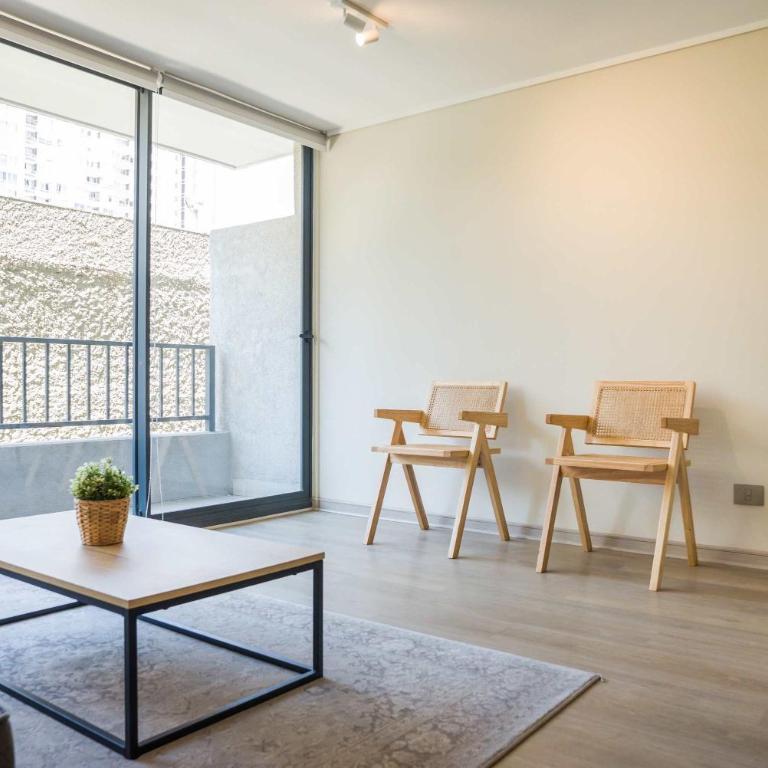 Bright 2D2BR Santiago Apartment Near Attractions - Apartment - 7