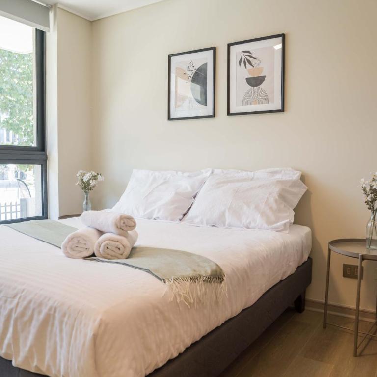 Bright 2D2BR Santiago Apartment Near Attractions - Apartment - 12