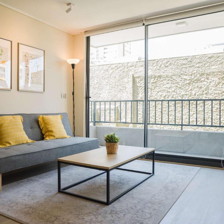 Bright 2D2BR Santiago Apartment Near Attractions - Apartment - 20