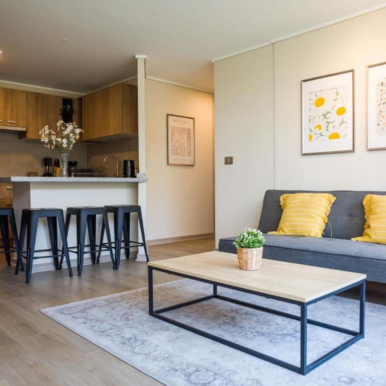 Bright 2D2BR Santiago Apartment Near Attractions - Apartment - 18