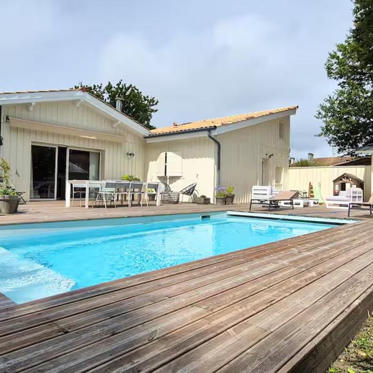 Villa Jeane-Rose, maison en bois avec Piscine - Haus mit 4 Schlafzimmern - 1