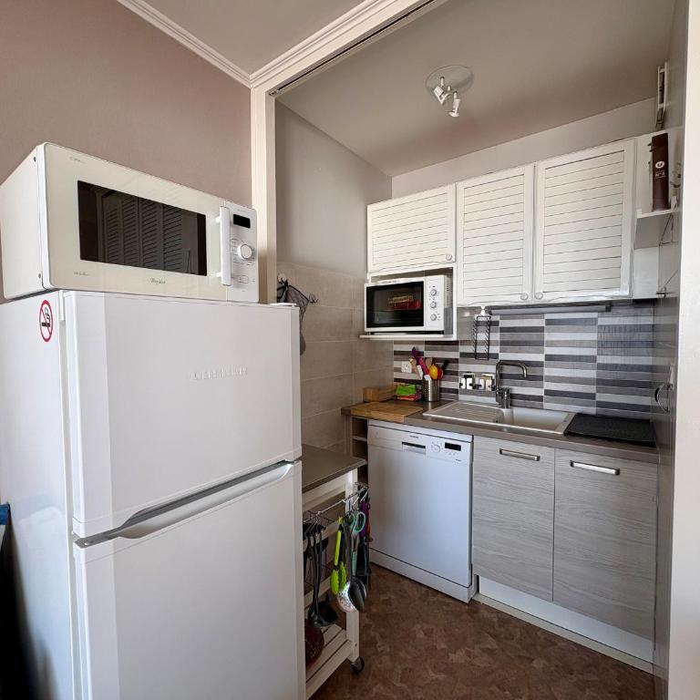 Studio confortable face mer avec parking privé - FR-1-323-450 - Studio - 13