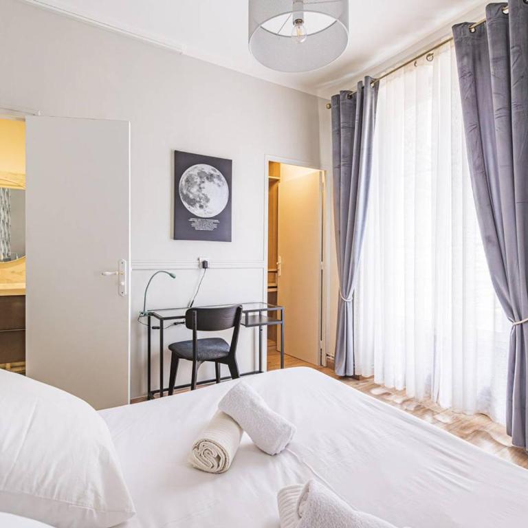 Appartement Chic à Reims, Wi-Fi Gratuit - FR-1-870-22 - Apartment - 7