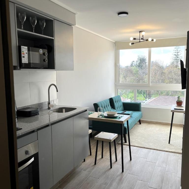 Depto nuevo a pasos del Movistar Arena Parque O'Higgins y metro D604 - One-Bedroom Apartment - 2
