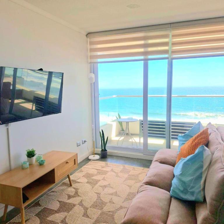 Primera línea frente al mar, wifi y estacionamiento - Two-Bedroom Apartment - 1