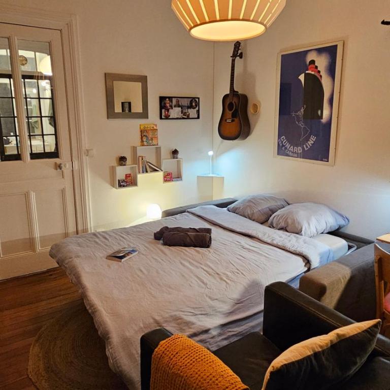 Studio Vintage chic, Centre, Gare et Plage à pied - Studio - 5