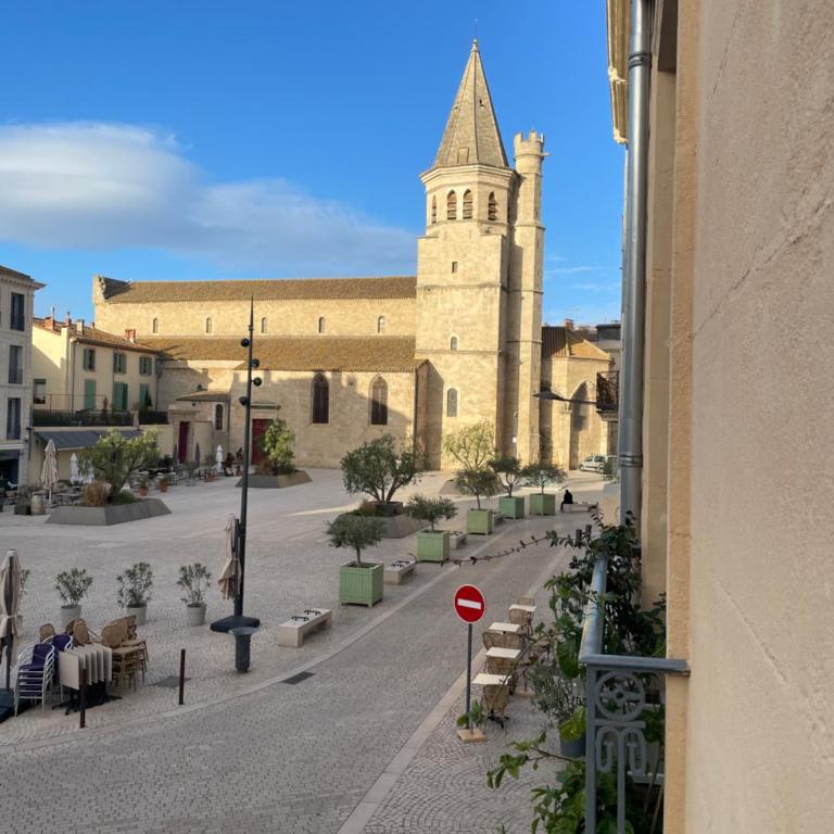 Grand appartement, terrasse, centre-ville - Appartement 1 Chambre - 38