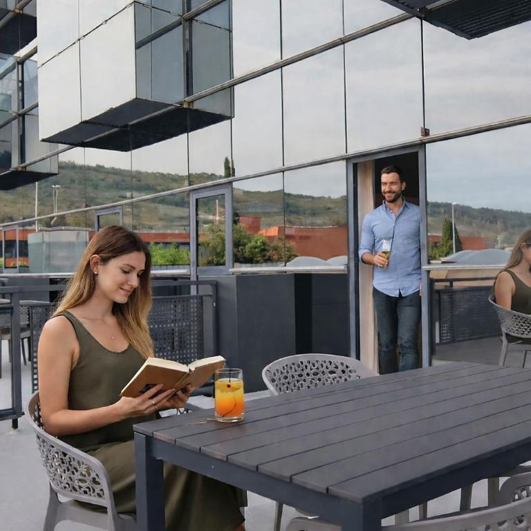 Hotel Apartamentos San Fermín Pamplona - One-Bedroom Apartment with Balcony - 16