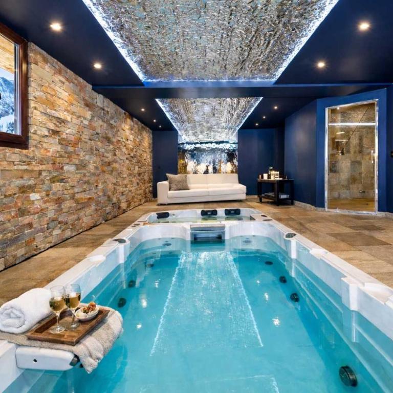 Chalet Massada # Luxe, Piscine & Jacuzzi - Vue Panoramique - Valberg - Chalet - 6