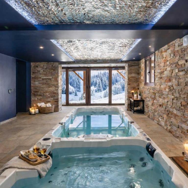 Chalet Massada # Luxe, Piscine & Jacuzzi - Vue Panoramique - Valberg - Chalet - 5