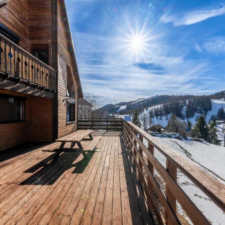Chalet Massada # Luxe, Piscine & Jacuzzi - Vue Panoramique - Valberg - Chalet - 10