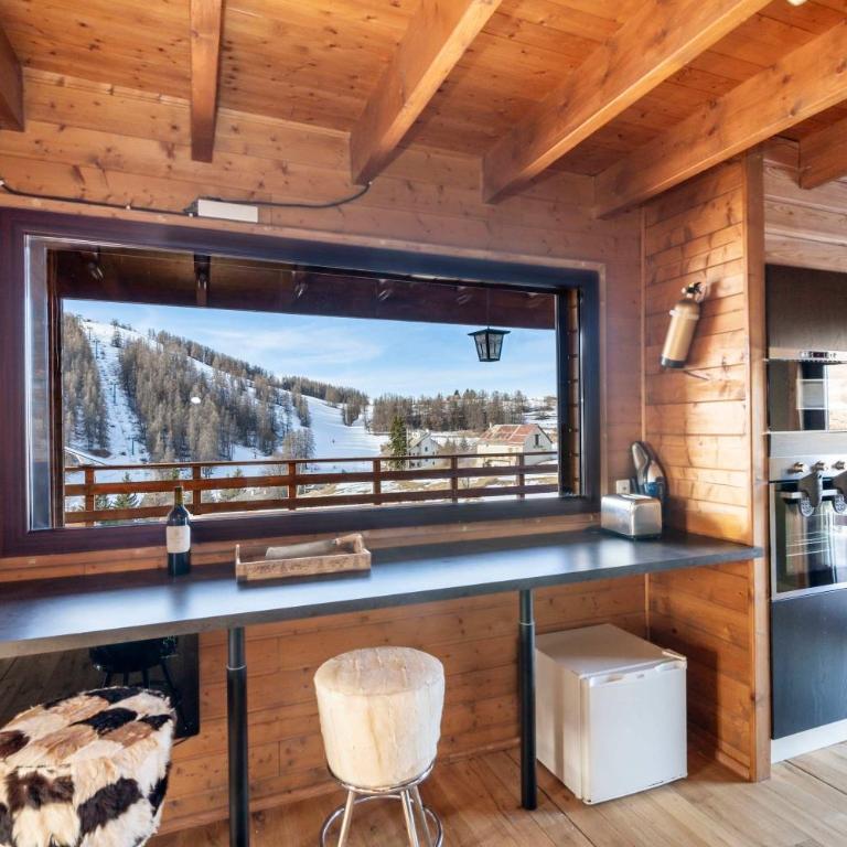 Chalet Massada # Luxe, Piscine & Jacuzzi - Vue Panoramique - Valberg - Chalet - 15
