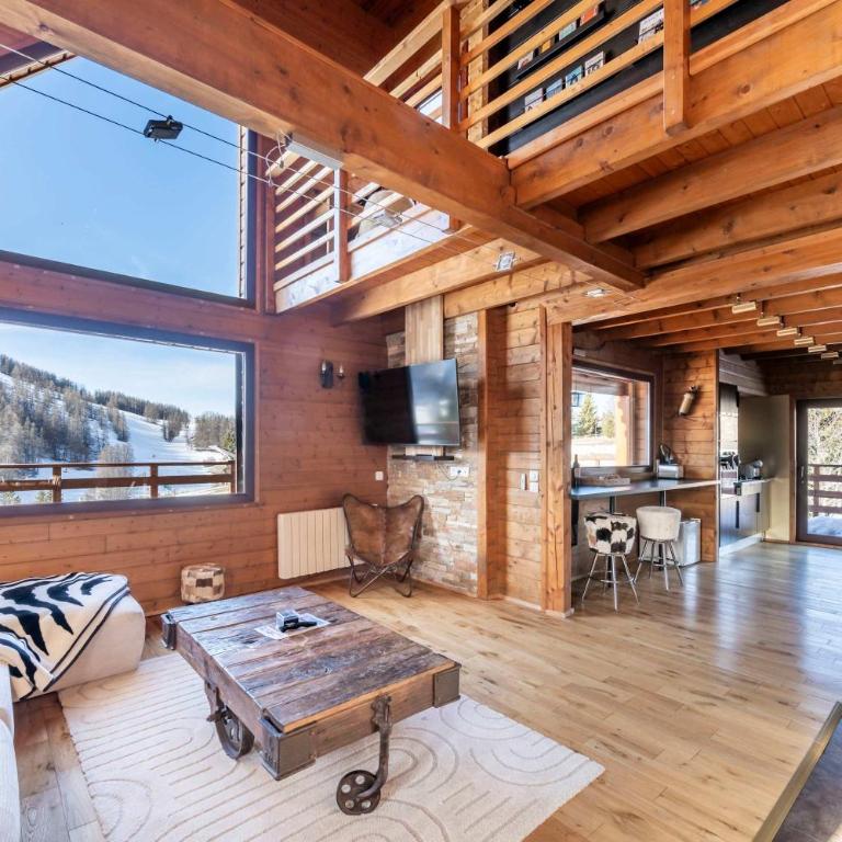 Chalet Massada # Luxe, Piscine & Jacuzzi - Vue Panoramique - Valberg - Chalet - 21