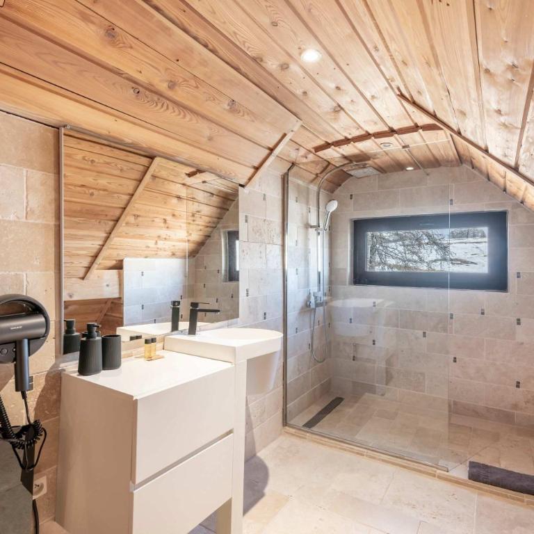 Chalet Massada # Luxe, Piscine & Jacuzzi - Vue Panoramique - Valberg - Chalet - 25