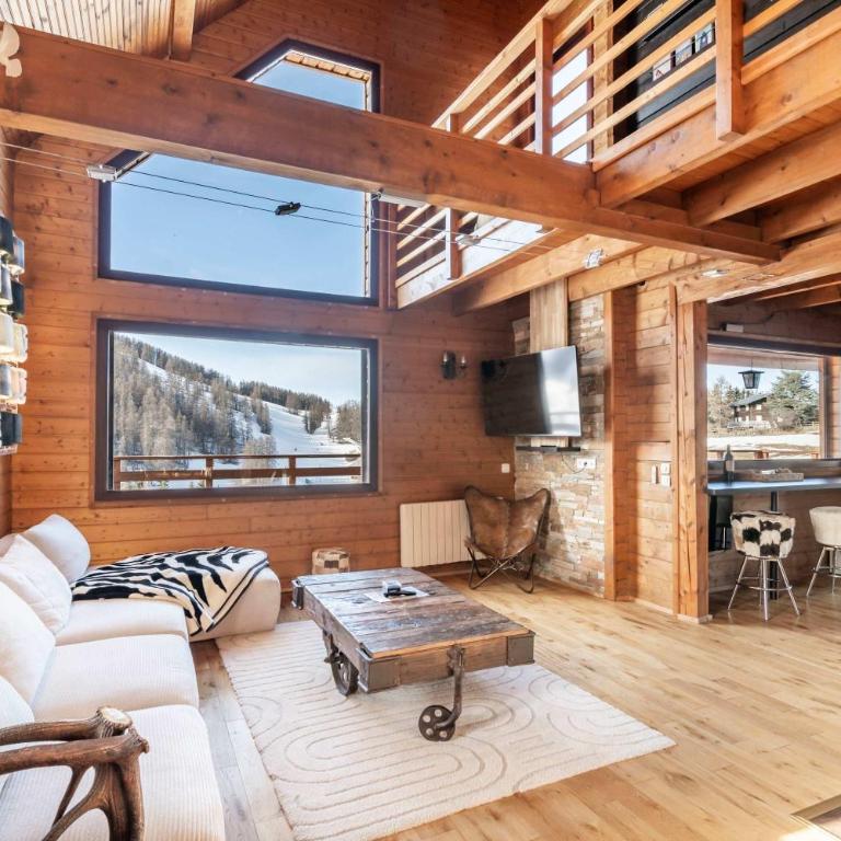 Chalet Massada # Luxe, Piscine & Jacuzzi - Vue Panoramique - Valberg - Chalet - 18