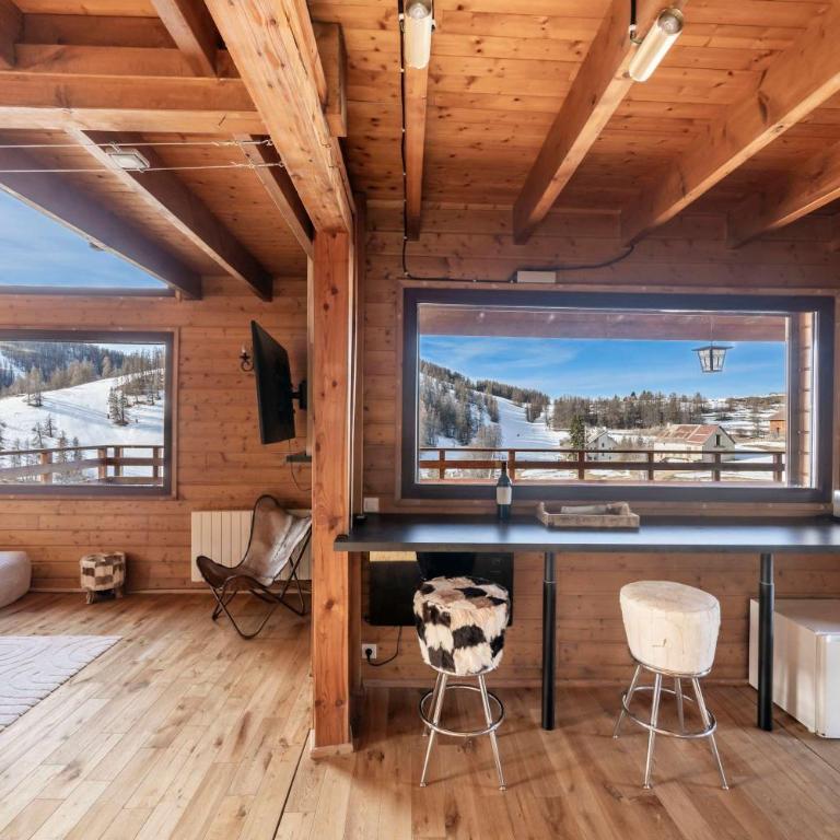 Chalet Massada # Luxe, Piscine & Jacuzzi - Vue Panoramique - Valberg - Chalet - 33