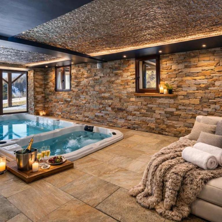 Chalet Massada # Luxe, Piscine & Jacuzzi - Vue Panoramique - Valberg - Chalet - 61