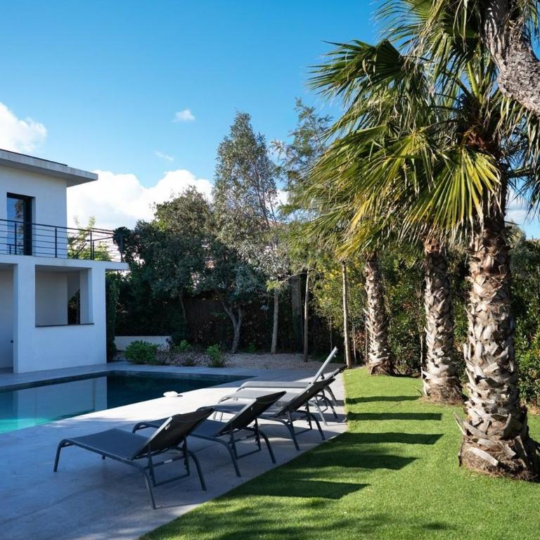 Villa Saint Aygulf - Vue mer avec Piscine Privée - Four-Bedroom House - 25