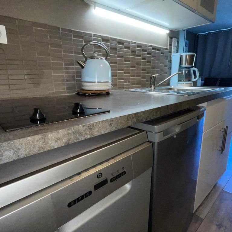 Studio chaleureux, vue pistes - 3 pers. - Studio - 9