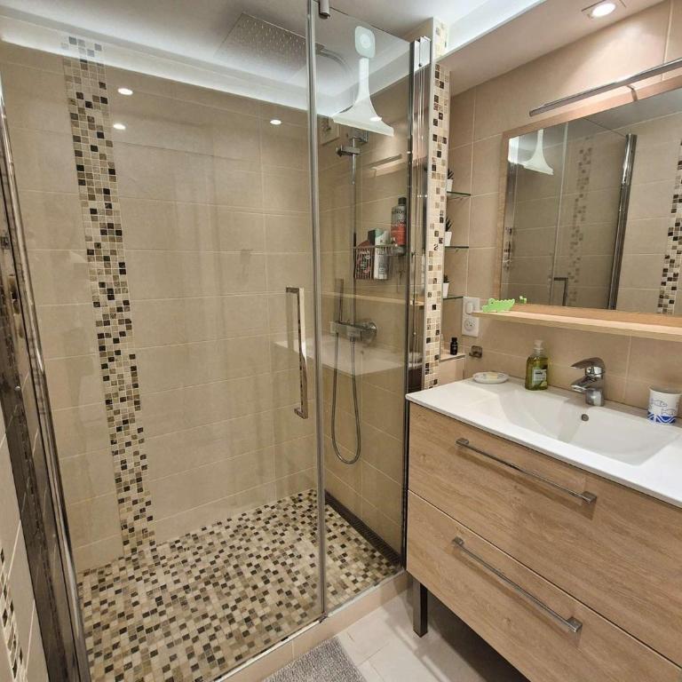 Appartement duplex, 6 couchages, parking, piscine, tennis - Appartement 2 Chambres - Vue sur Jardin - 13