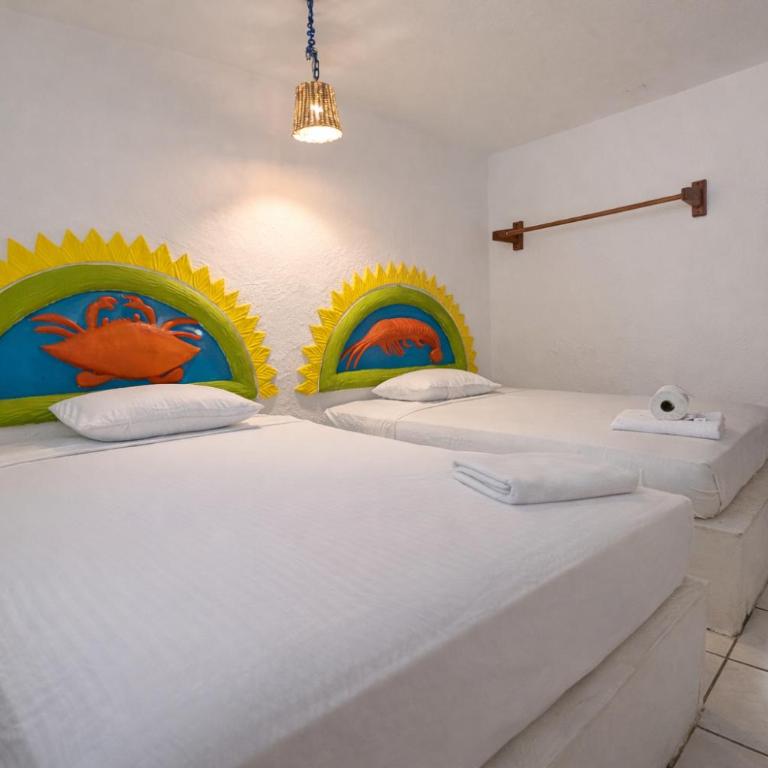 Kaia Beach Hotel - Habitación Doble con baño privado - 2 camas - 3