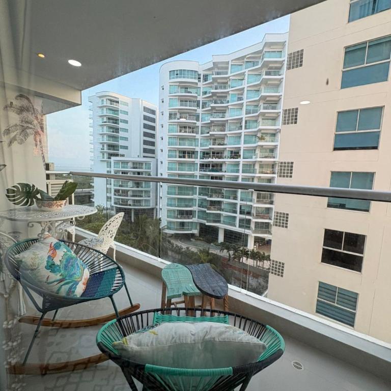 Cerca hotel Americas y hotel Radisson Cartagena Zona Morros a 3 minutos del Centro de convenciones de las Americas - Two-Bedroom Apartment - 38