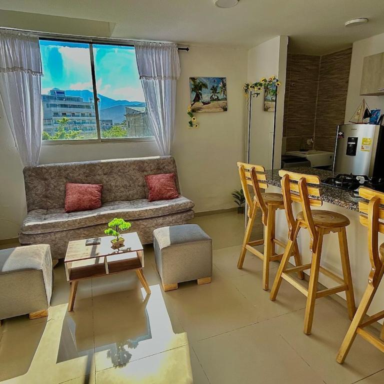 Cómodo apartamento rodadero sur - One-Bedroom Apartment - 1