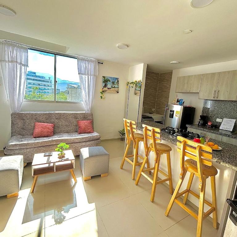 Cómodo apartamento rodadero sur - One-Bedroom Apartment - 16