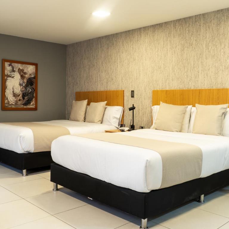 Hotel Bambu Milla De Oro - Habitación con 2 camas grandes - 3