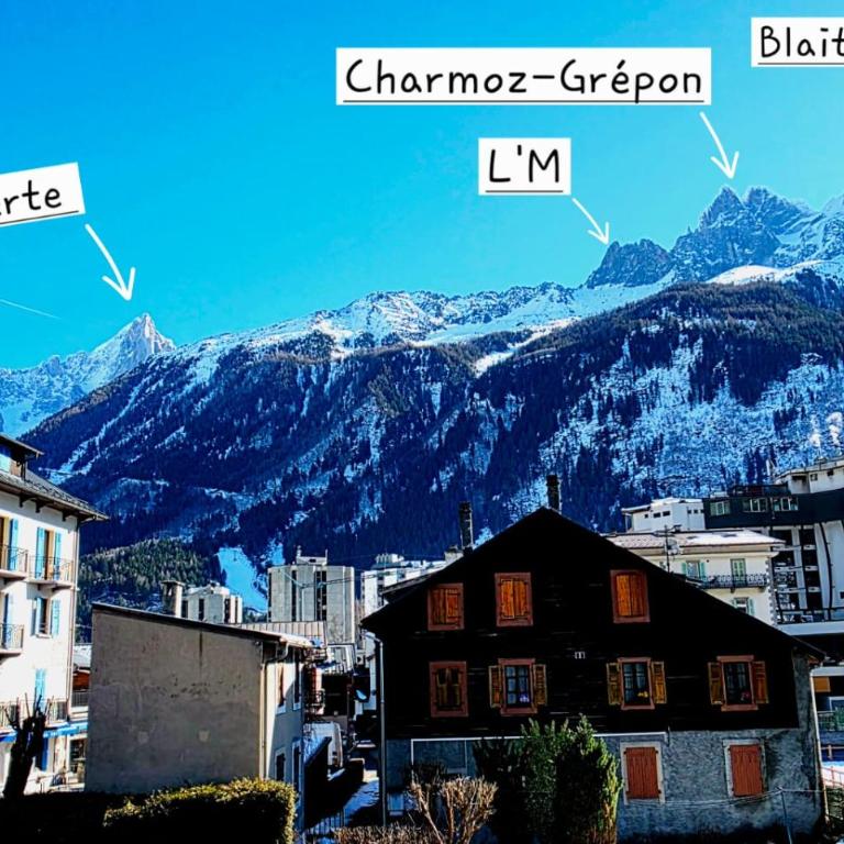Chez l'Alpiniste - centre Chamonix avec parking privé - Estudio - 13