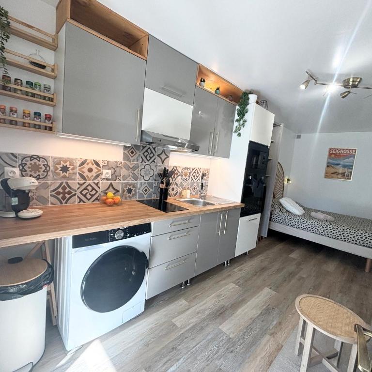 Safari Private Beach, Terrace, Parking & Wifi 50m Océan Surf - Apartment with Garden View - 34