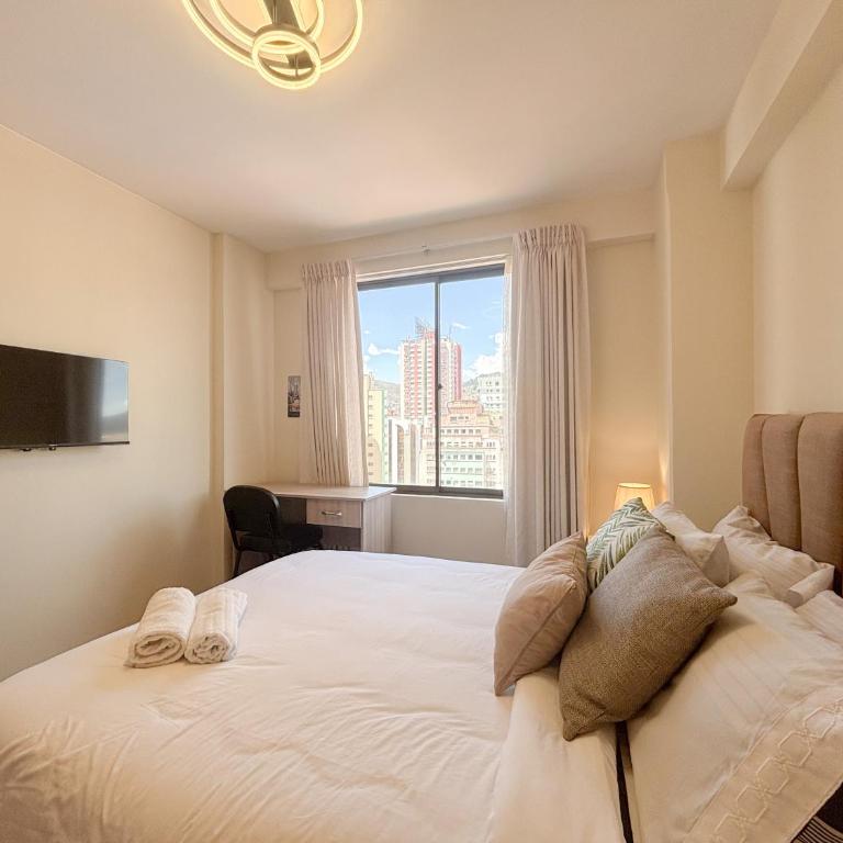 Sky Suites - Fantastic Sopocachi Retreat - City & Illimani Views - Prime Location - Apartamento de 1 dormitorio - 4