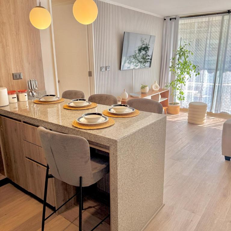 Departamento con estacionamiento incluido, Ideal para ir de compras y conectar con puntos turísticos - Two-Bedroom Deluxe Apartment - 10