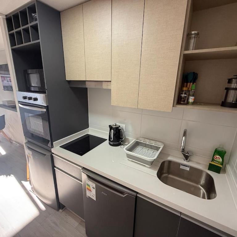Style & Comfort in Santiago Downtown subway Wifi AC - One-Bedroom Apartment - 59